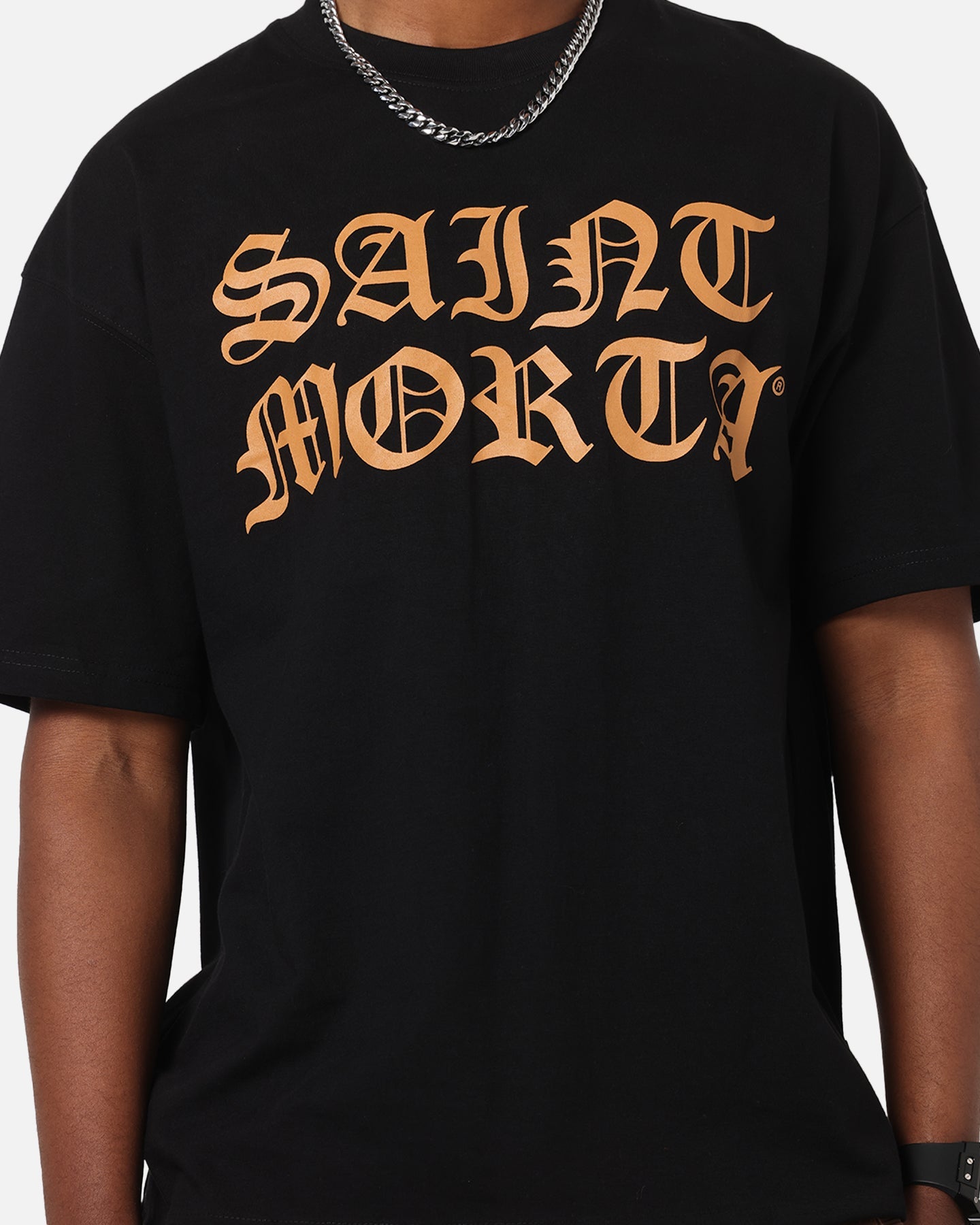 Saint Morta Sacred Script T-Shirt Black