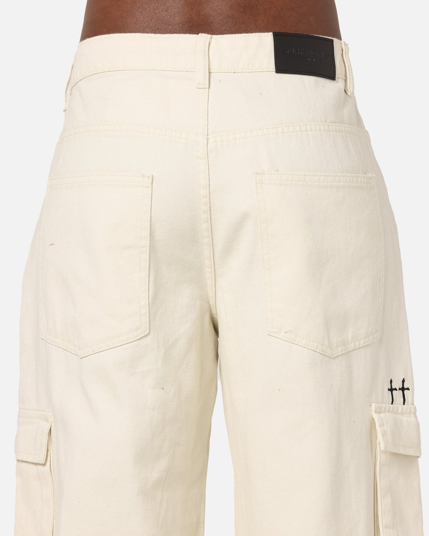 Saint Morta Baggy Workwear Jean Antique White