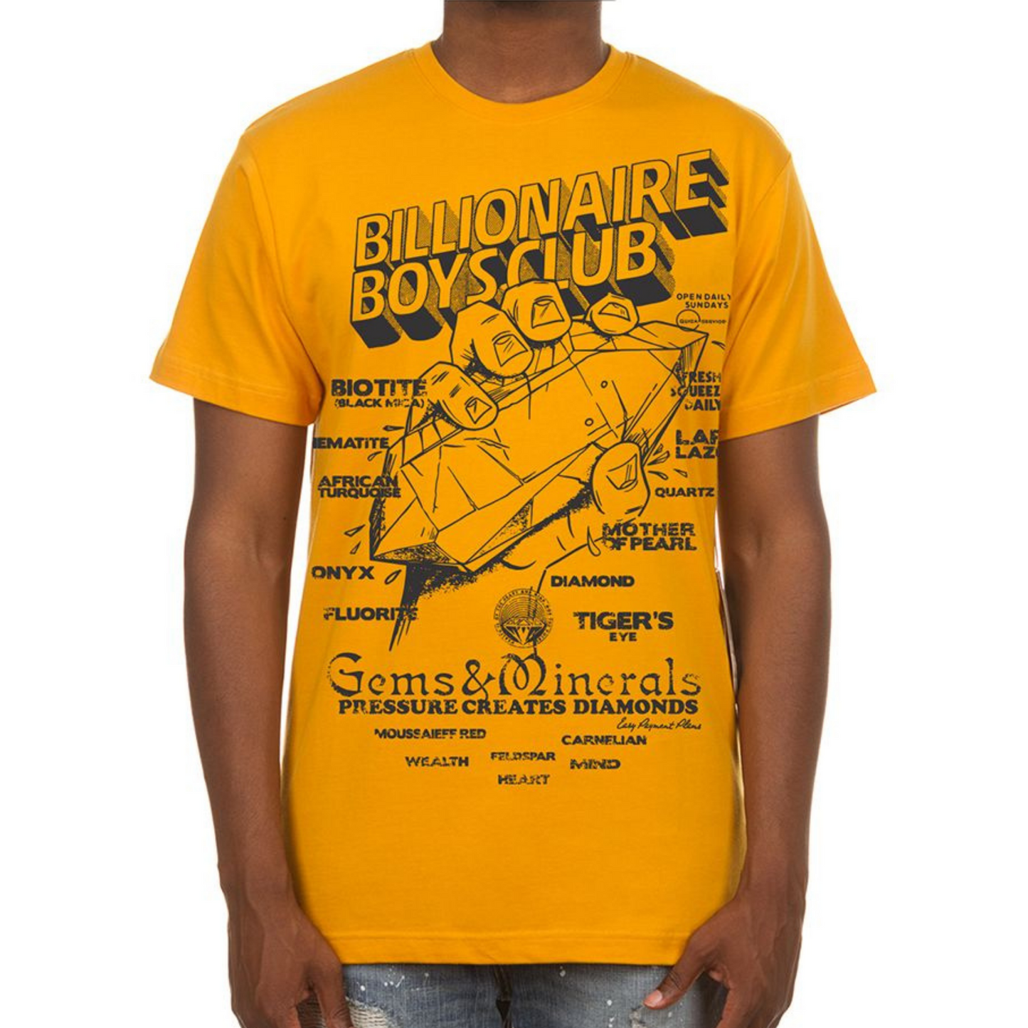 Billionaire Boys Club bb pressed diamonds ss tee (Beeswax)