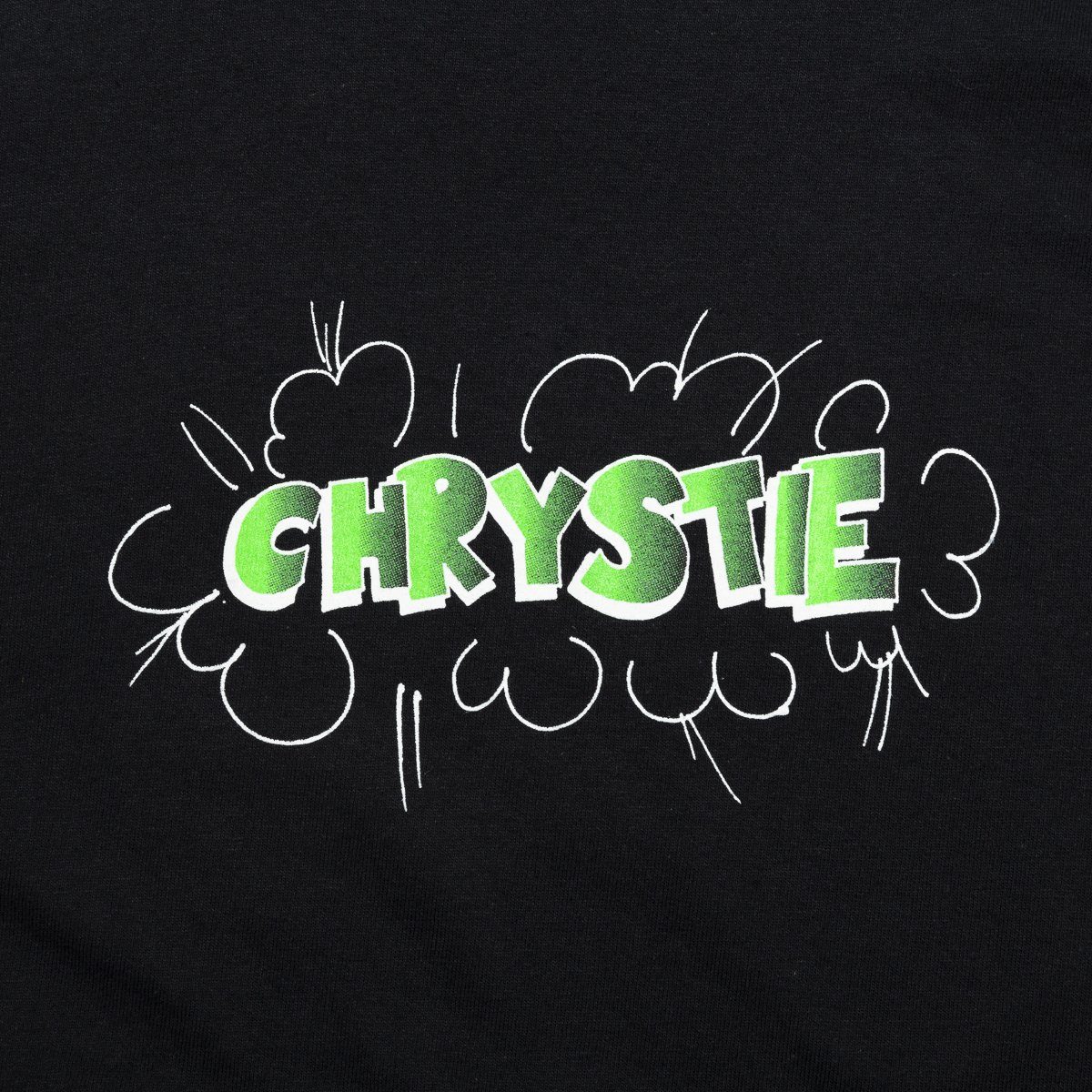 Chrystie NYC Ruscha Logo Tee Black RUSCHATEE-BLK