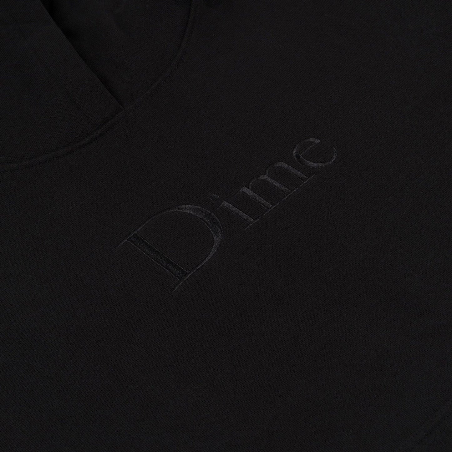Dime Men Classic Big Logo Hoodie Black