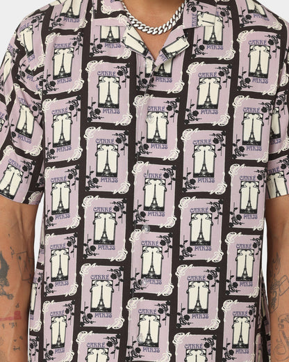 Carre Parisian Rugu Short Sleeve Button Up Shirt Multi-coloured