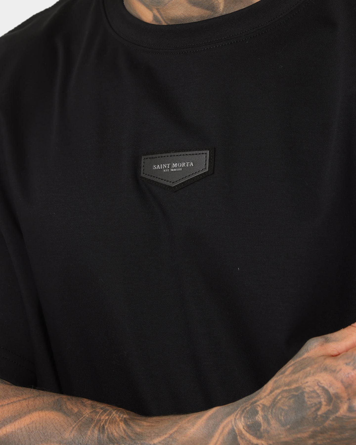 Saint Morta Stain Resistant Lafayette T-Shirt Black