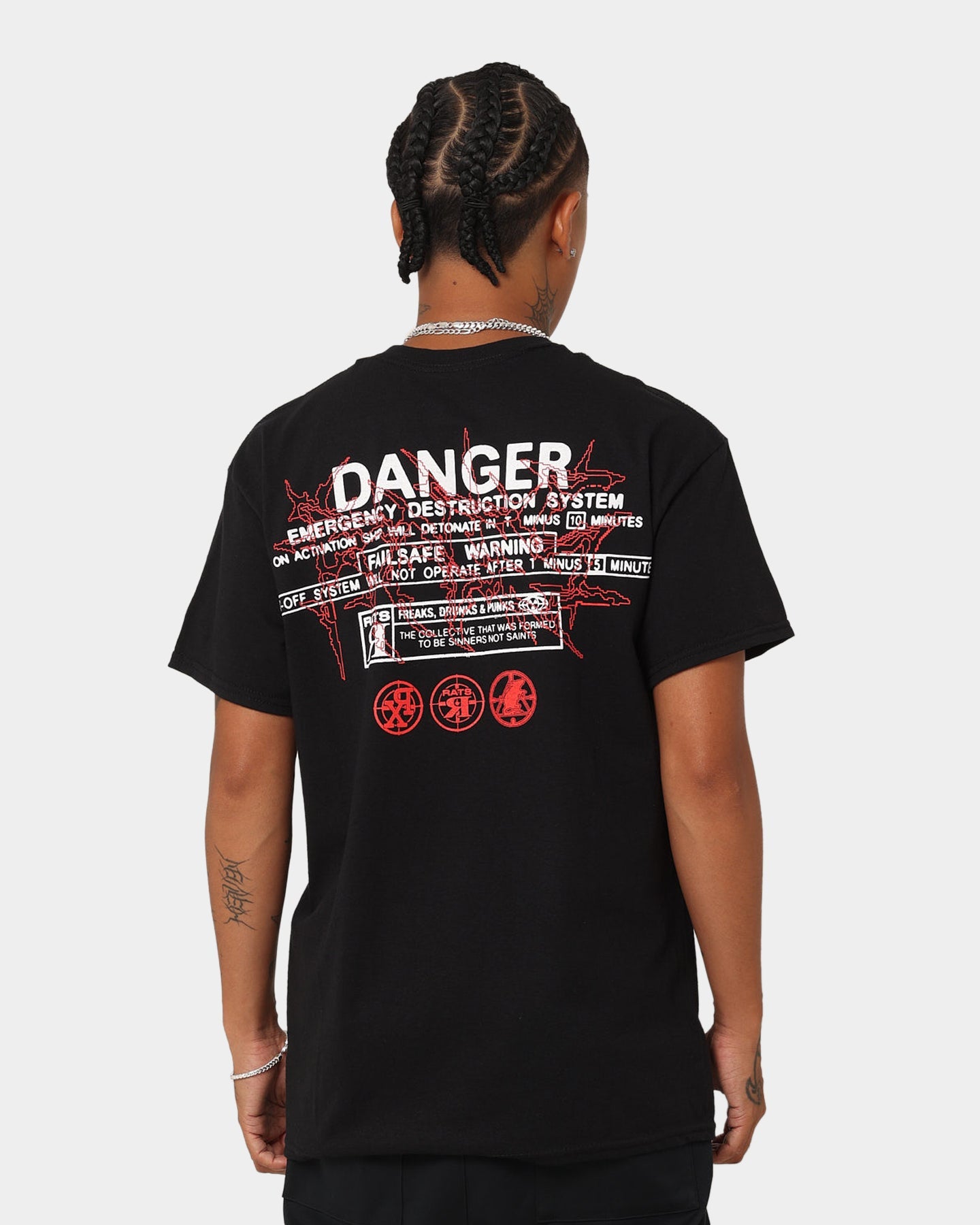 Rats Get Fat Without Warning T-Shirt Black