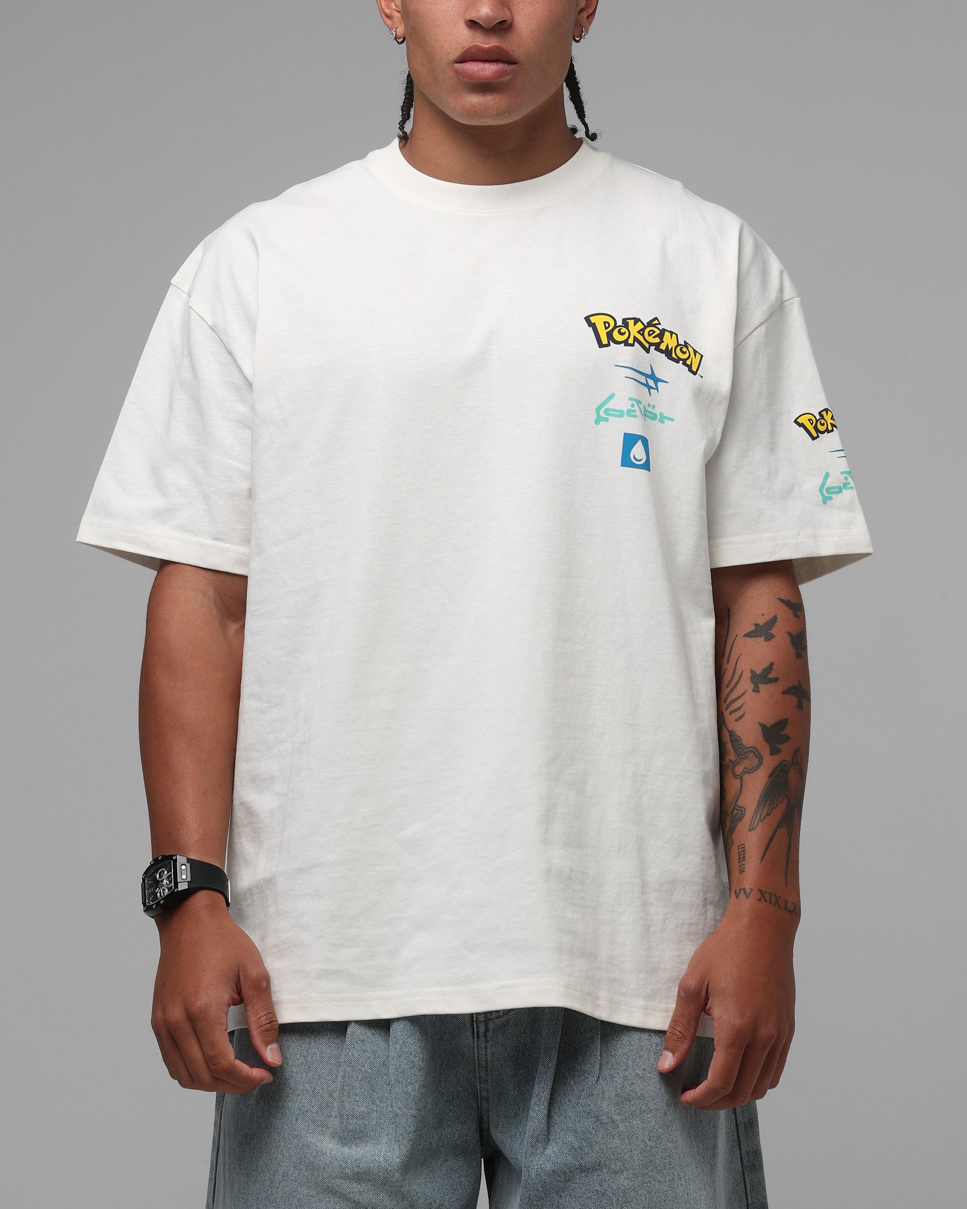 Pokémon By Loiter Squirtle Heavyweight T-Shirt Off White