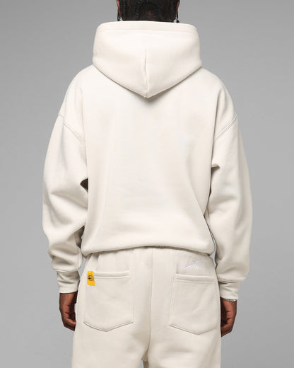 Loiter Hybrid Hoodie Stone