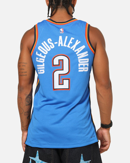 Nike Shai Gilgeous-Alexander Oklahoma City Thunder #2 Icon Edition 2022/23 Nike Dri-Fit NBA Swingman Jersey Signal Blue