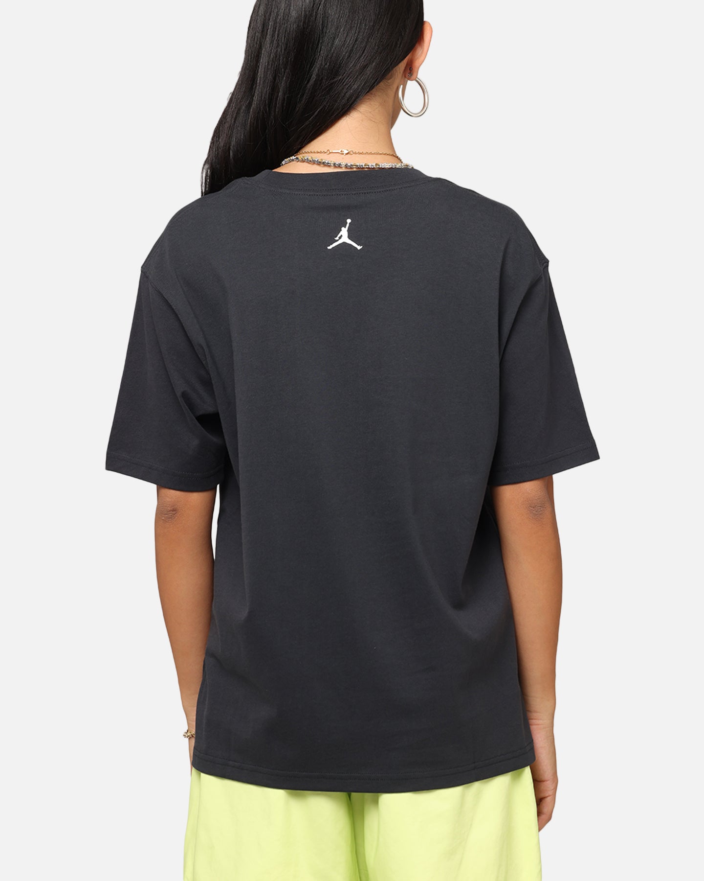 Jordan Women's Graphic Metallic T-Shirt Off Noir