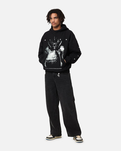 Goat Crew Alien Premium Hoodie Black