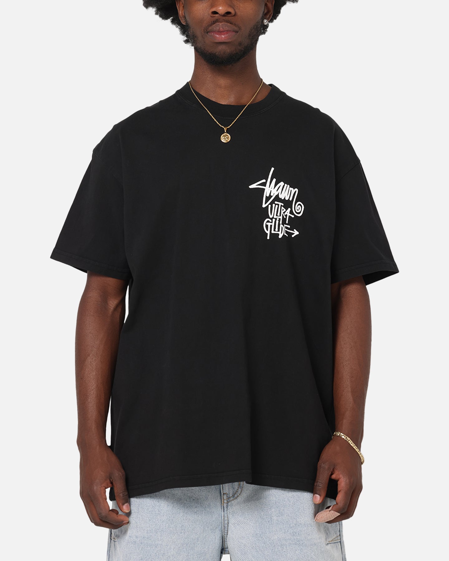 S Double Ultra Glide T-Shirt Washed Black