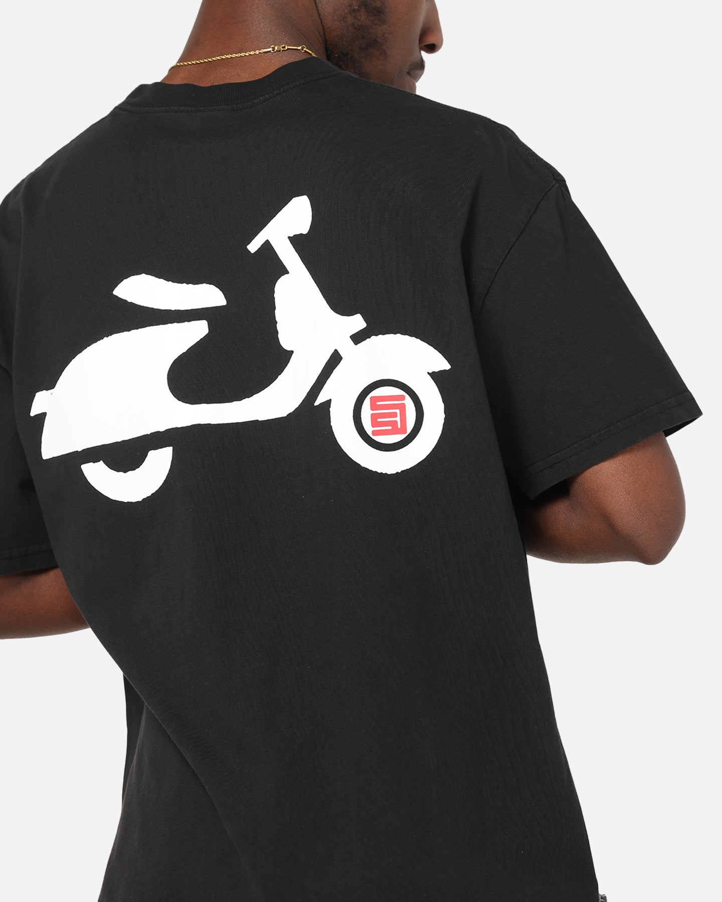 S Double Ultra Glide T-Shirt Washed Black