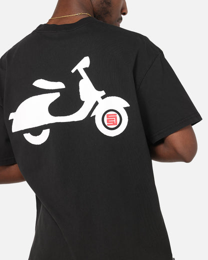S Double Ultra Glide T-Shirt Washed Black