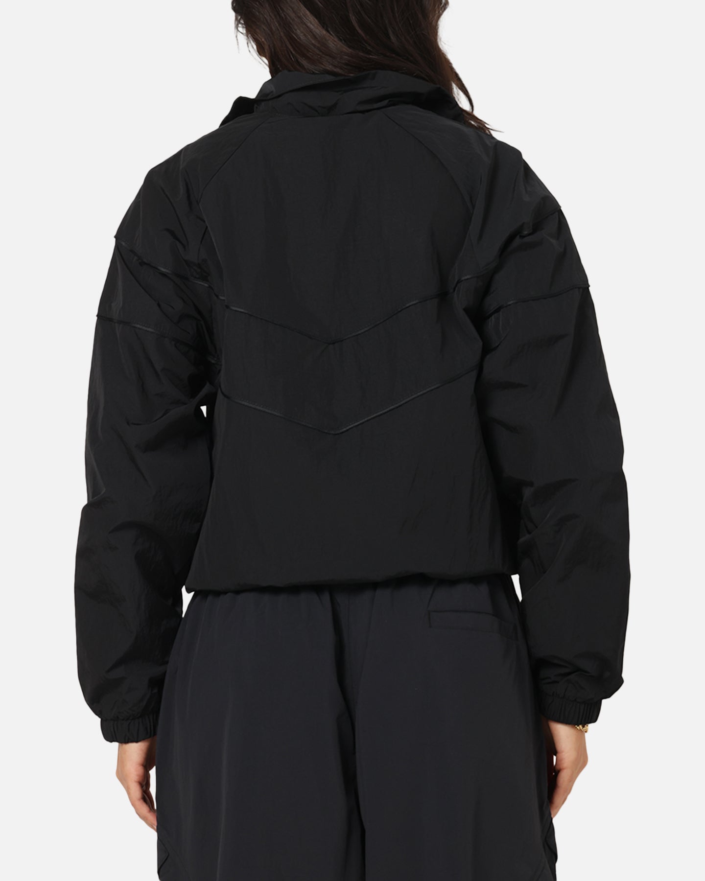 Nike Women's Sportswear Loose UV Woven Full-Zip Jacket Brown/Black