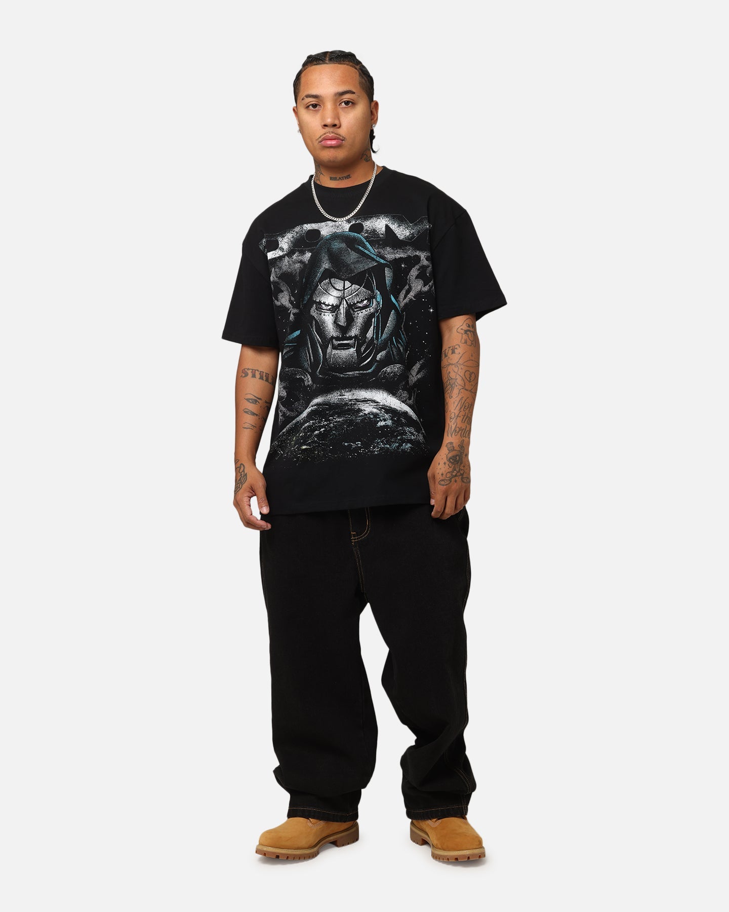 Goat Crew Marvel Doctor Doom No Rivals Heavy T-Shirt Black