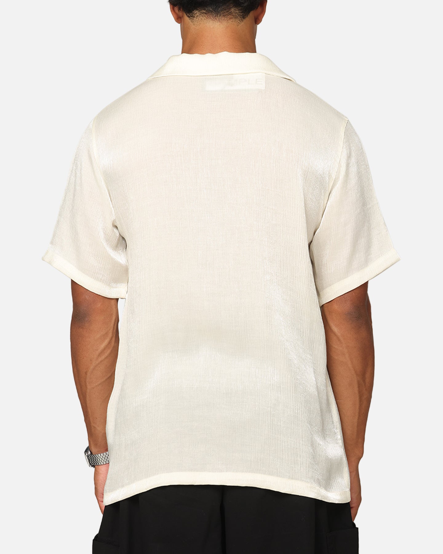 XXIII Diamond Button Up Shirt Off White