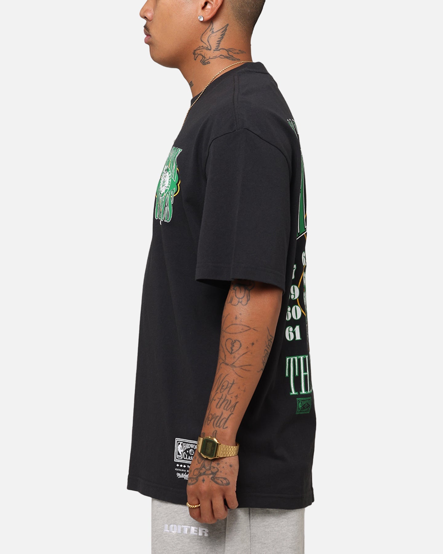 Mitchell & Ness Boston Celtics 18-Time NBA Champions T-Shirt Faded Black