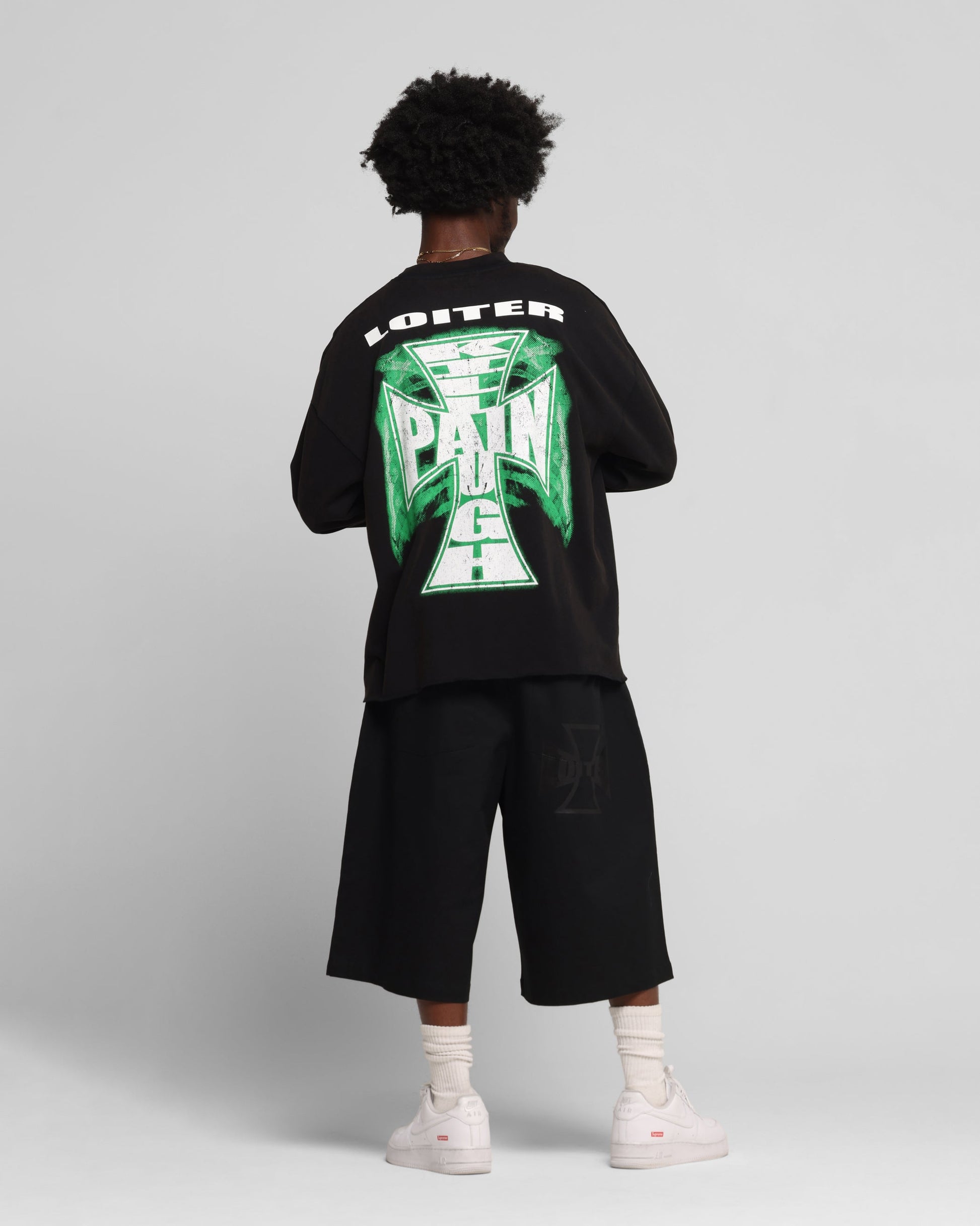 Loiter Liberty Long Sleeve T-Shirt Vintage Black