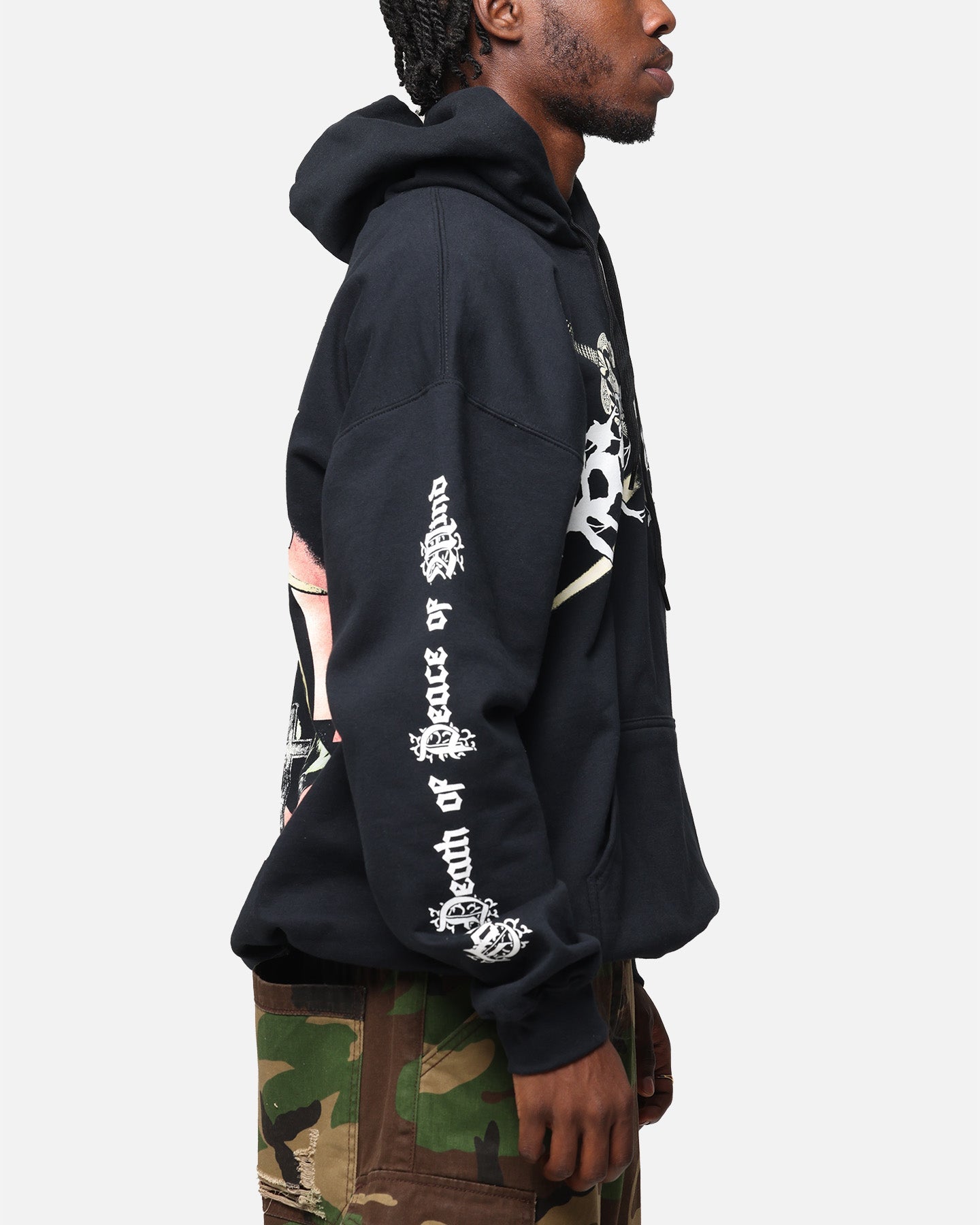 Bad Omens Skull Grave Hoodie Black