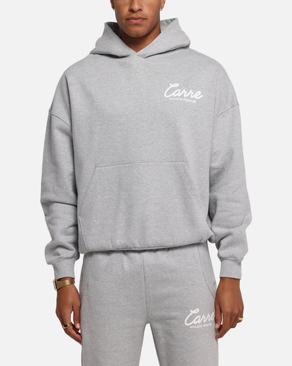 Carre Prestige Script Hoodie Grey Marle
