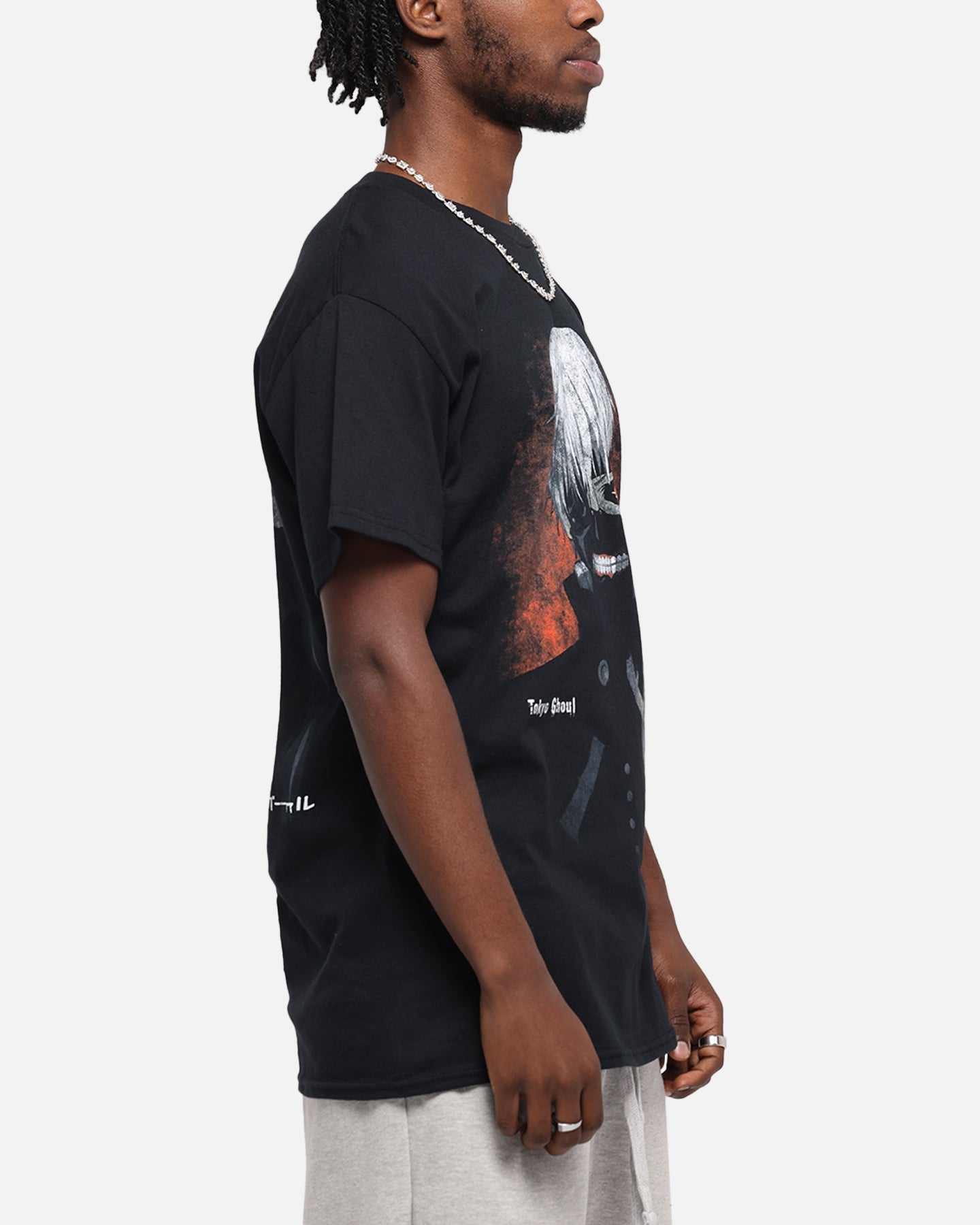 Goat Crew X Tokyo Ghoul Kaneki T-Shirt Black