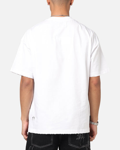 Saint Morta Fray Boxy T-Shirt White