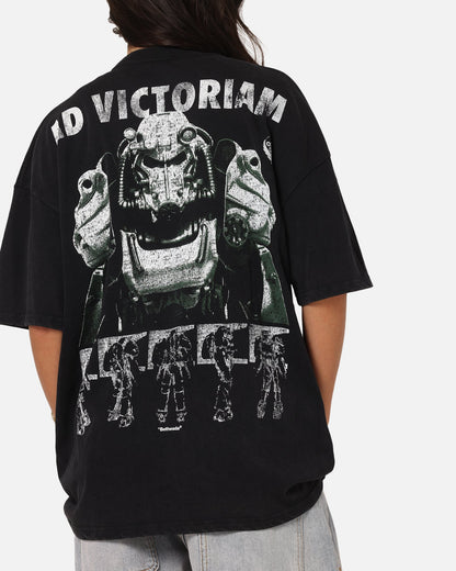 73Studio X Fallout '15 Fallout 4 Vintage T-Shirt Black Acidwash