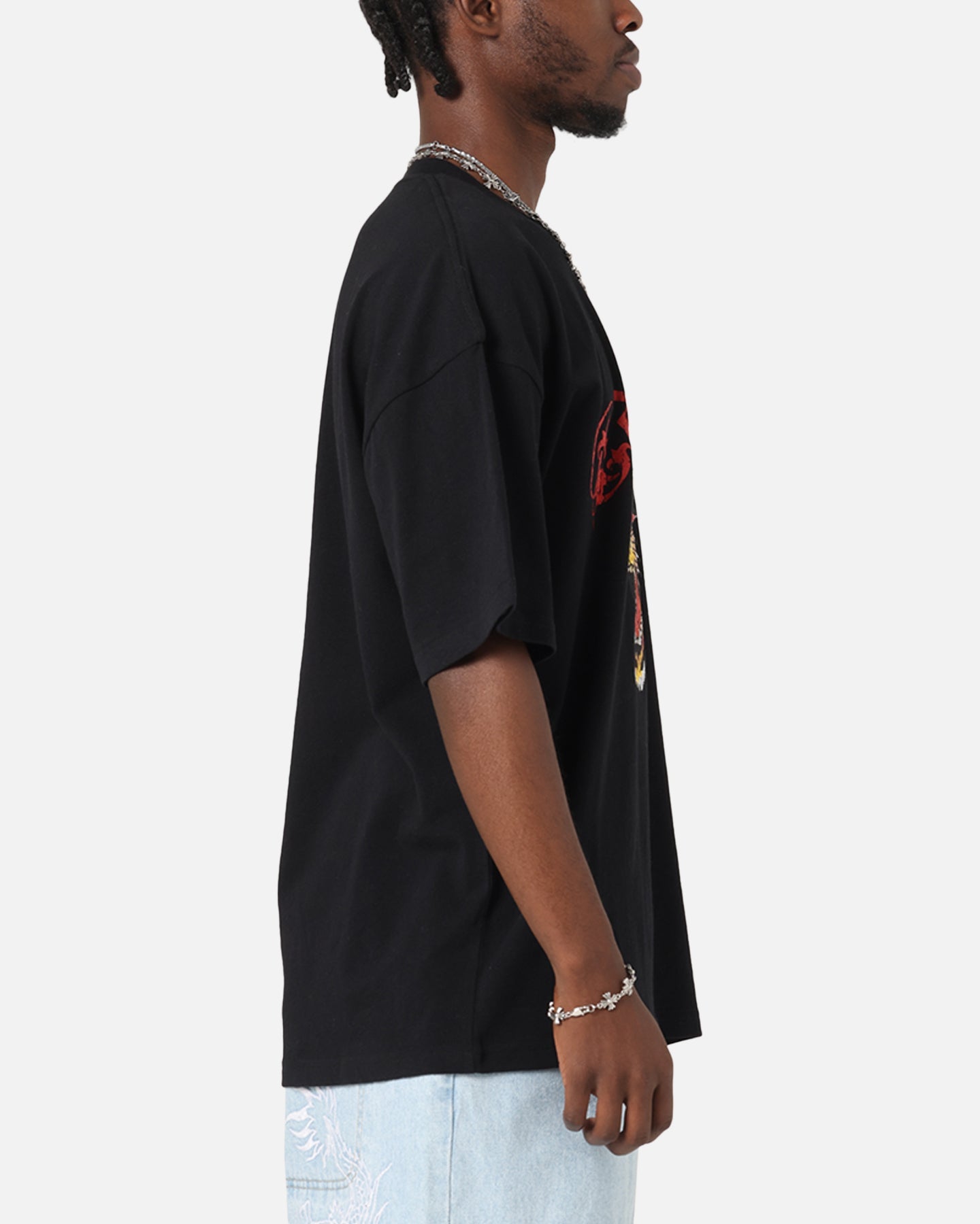 Ed Hardy Tiger Wrath T-Shirt Black