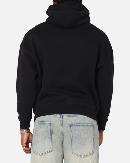 Saint Morta Scripture Boxy Hoodie Black
