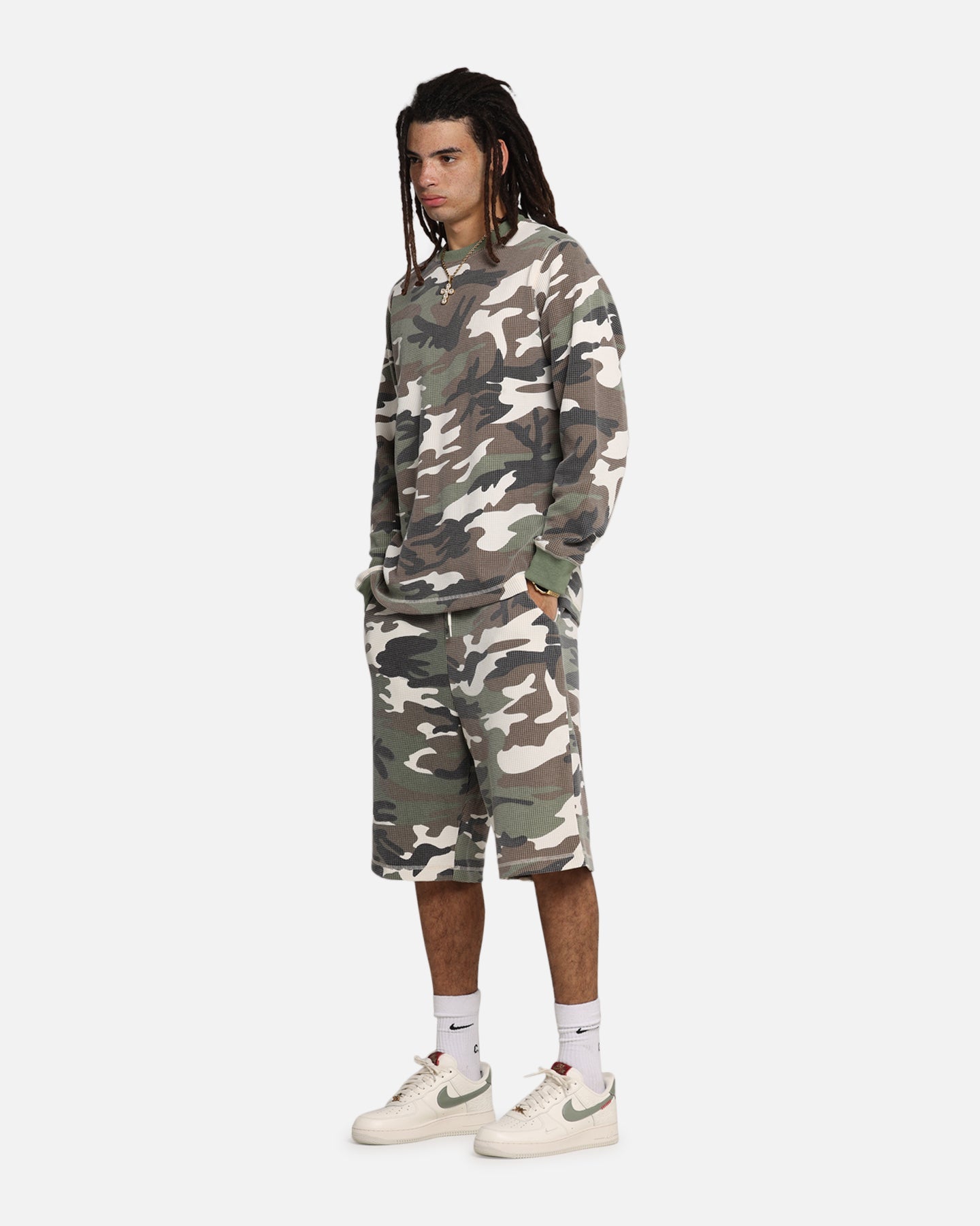 XXIII Printed Thermal Long Sleeve T-Shirt Camo