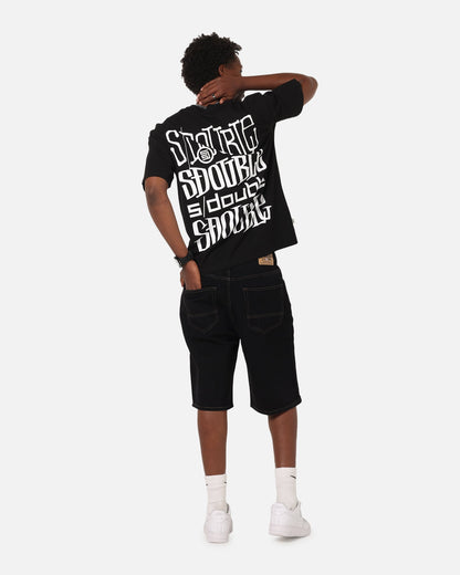 S Double Logofest T-Shirt Black