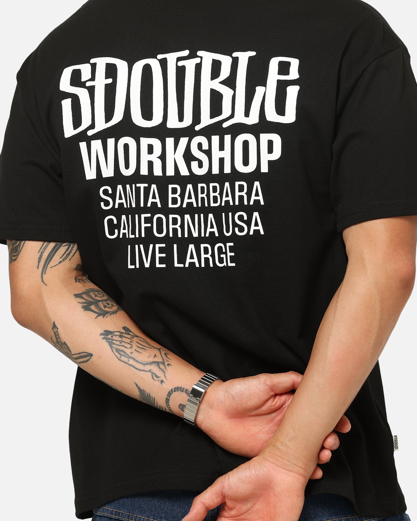 S Double Workshop T-Shirt Black
