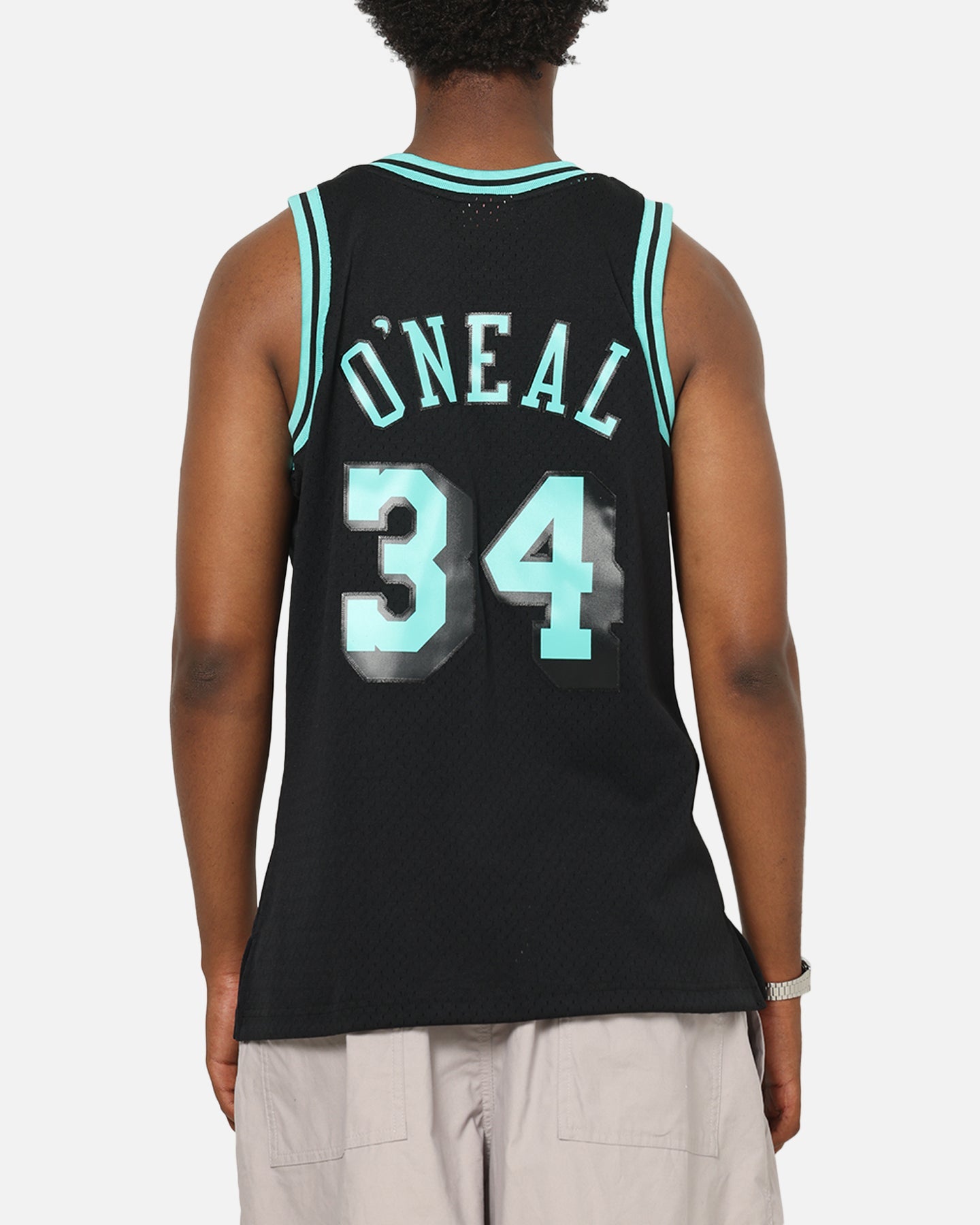 Mitchell & Ness Los Angeles Lakers Shaquille O'Neal 'Cool Blue' Swing Jersey Black/Blue