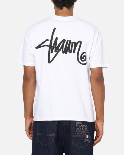 S Double Shawn Script T-Shirt White