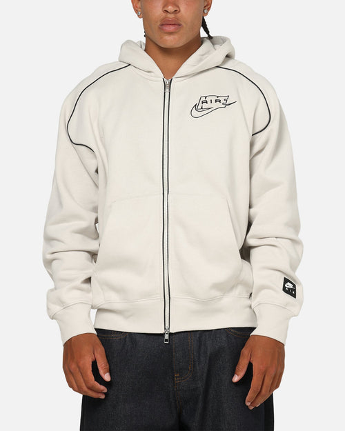 Nike Air Full-Zip Fleece Hoodie Light Bone/Black
