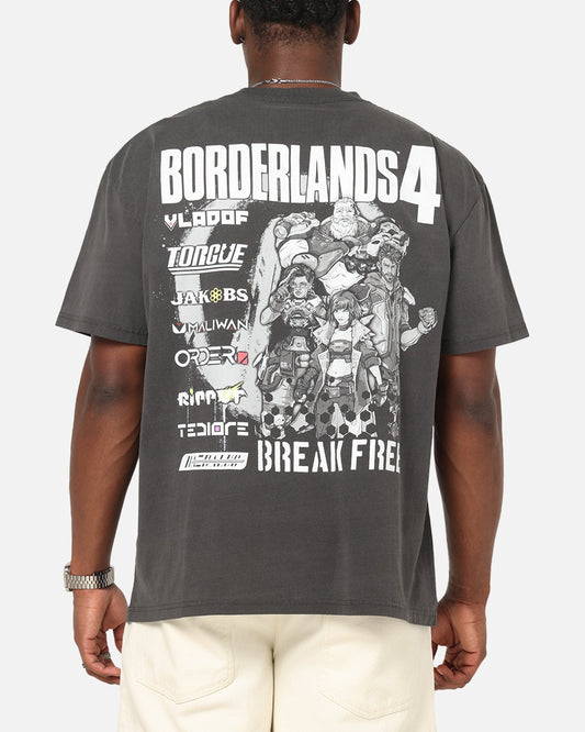 73Studio X Borderlands 4 Break Free T-Shirt Black Wash