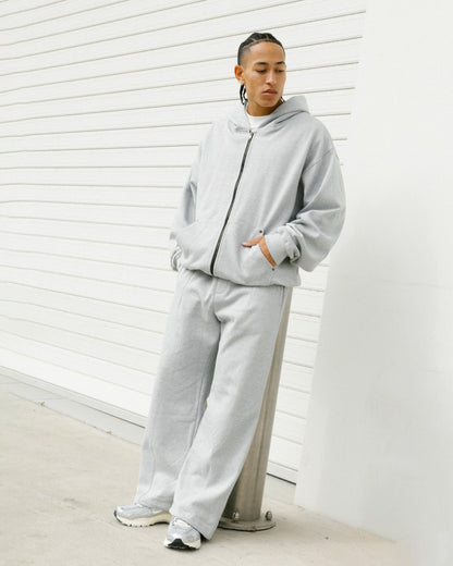 American Thrift Zip Hoodie Grey Heather