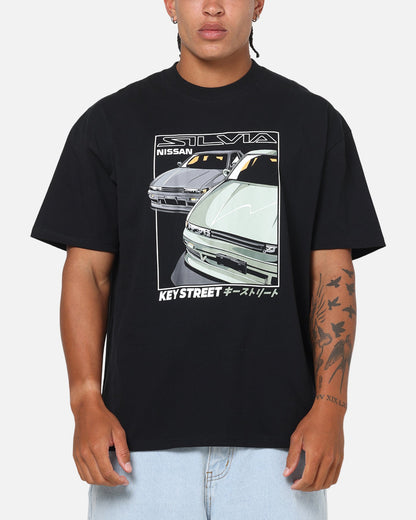 Key Street S13 T-Shirt Black