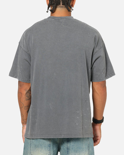 Saint Morta Punk Tour T-Shirt Washed Charcoal