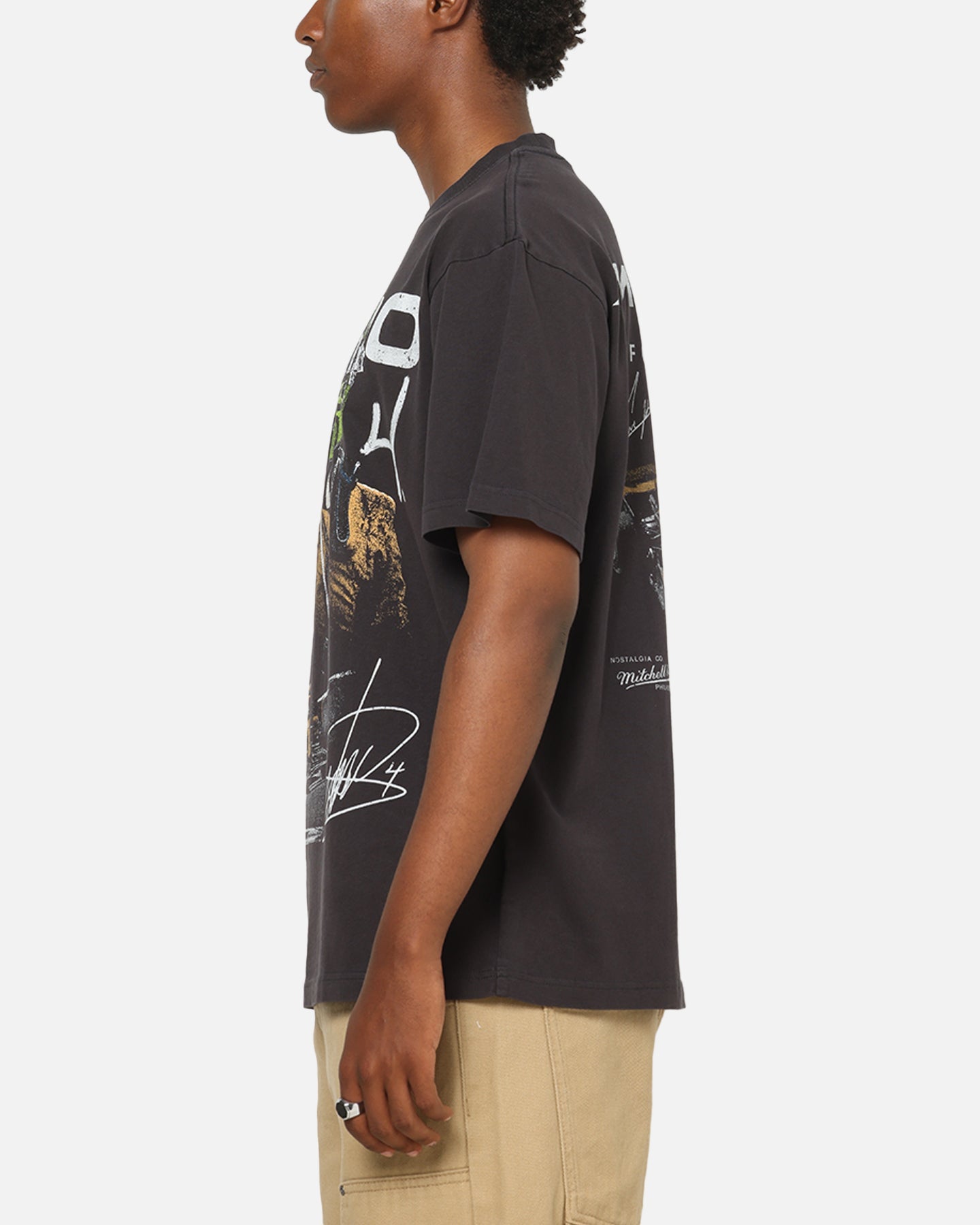 Mitchell & Ness X Mclaren Lando Norris Victory T-Shirt Faded Black