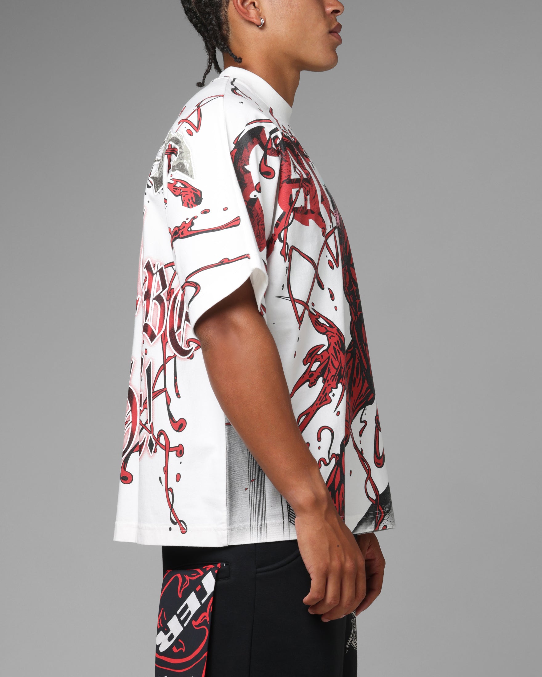 Loiter Marvel Spider-Man Carnage Boxy T-Shirt Off White