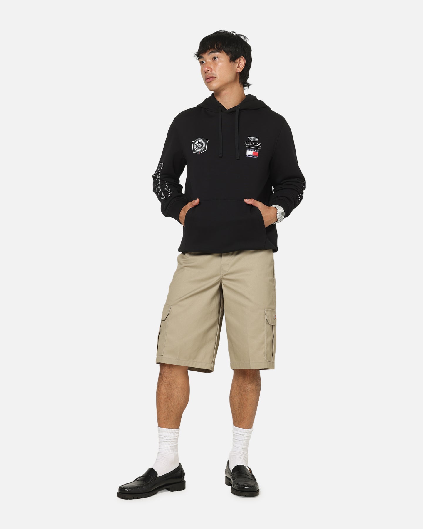 Tommy Hilfiger X Cadillac Formula 1 Team Car Graphic Hoodie Black