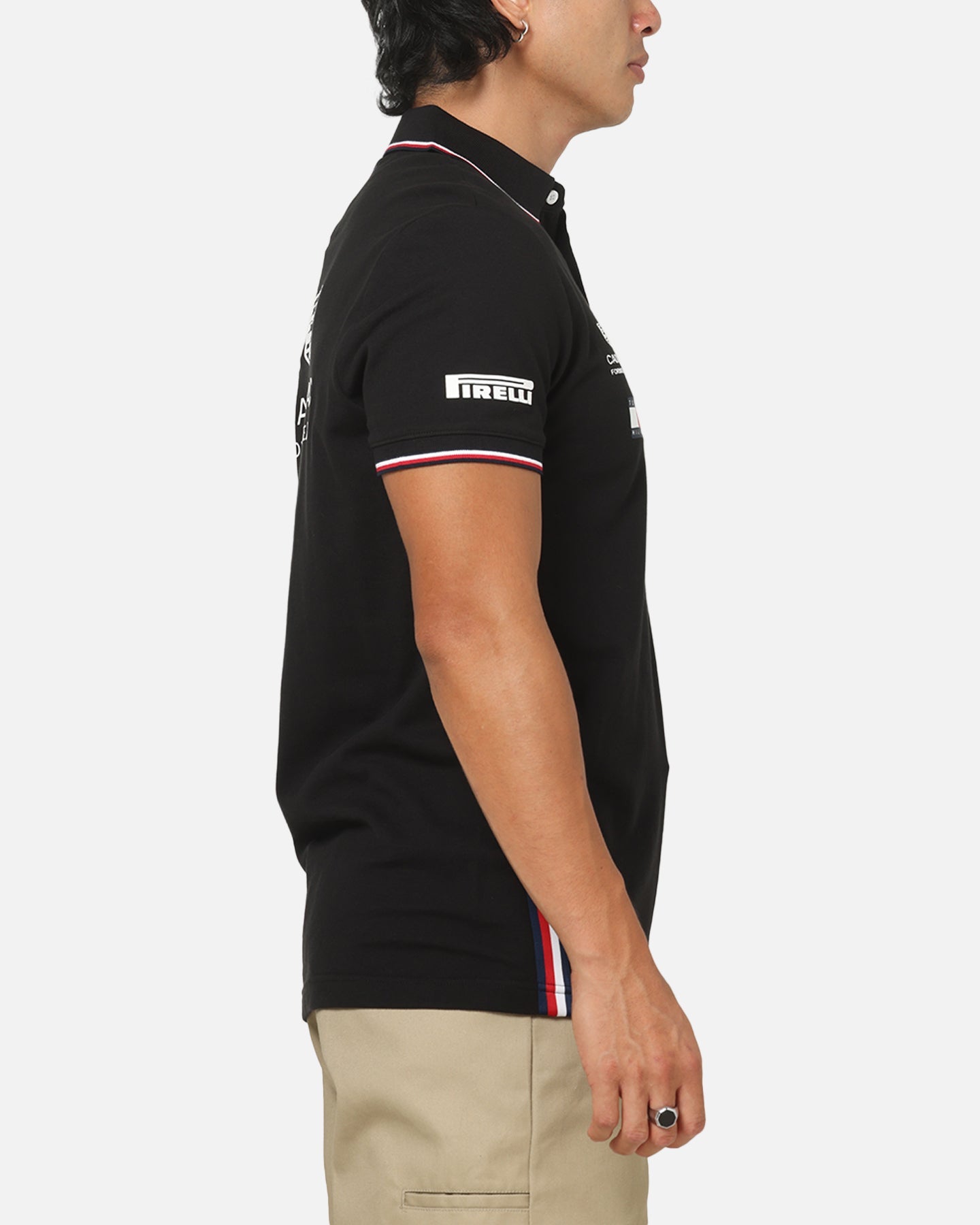 Tommy Hilfiger X Cadillac Formula 1 Team Replica Polo Shirt Black