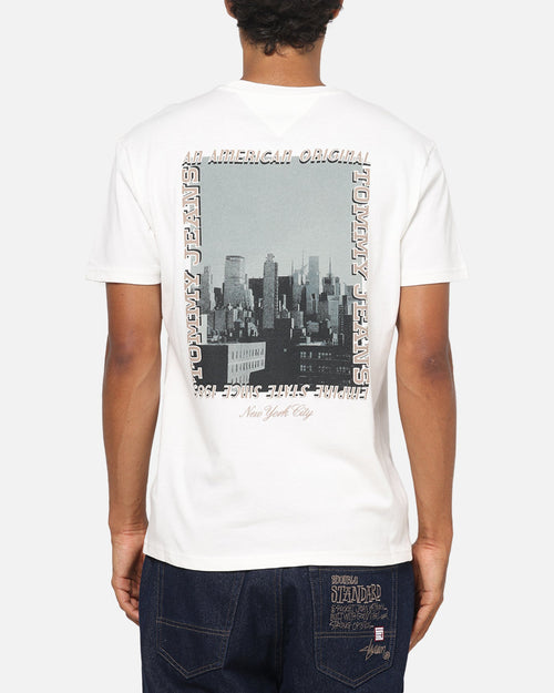 Tommy Jeans Regular Photo T-Shirt Ecru