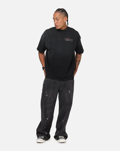Saint Morta Heavens Kitchen Boxy T-Shirt Black Wash