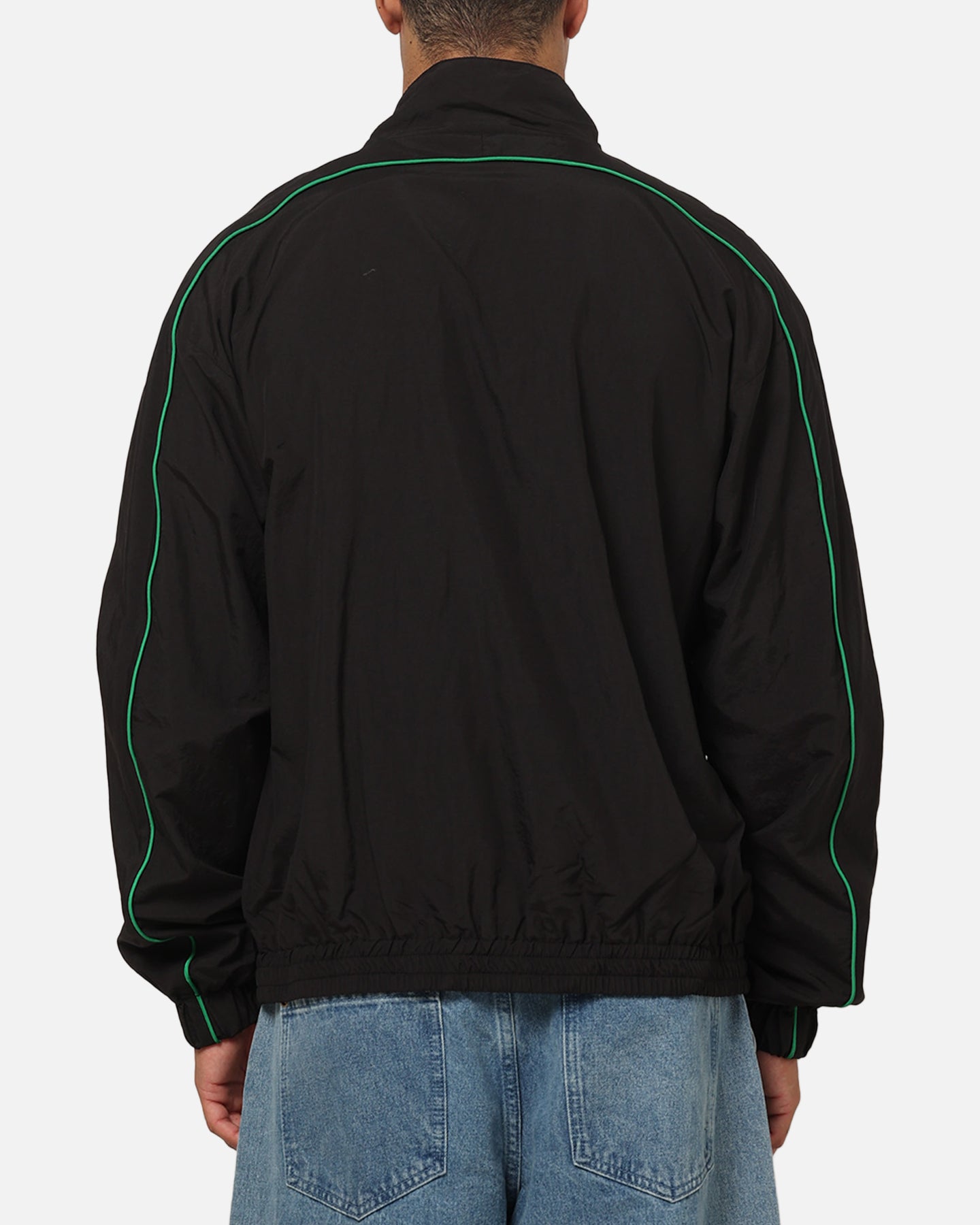 Bleacher Athletic New Zealand Warriors NRL Midweight Spray Jacket Black