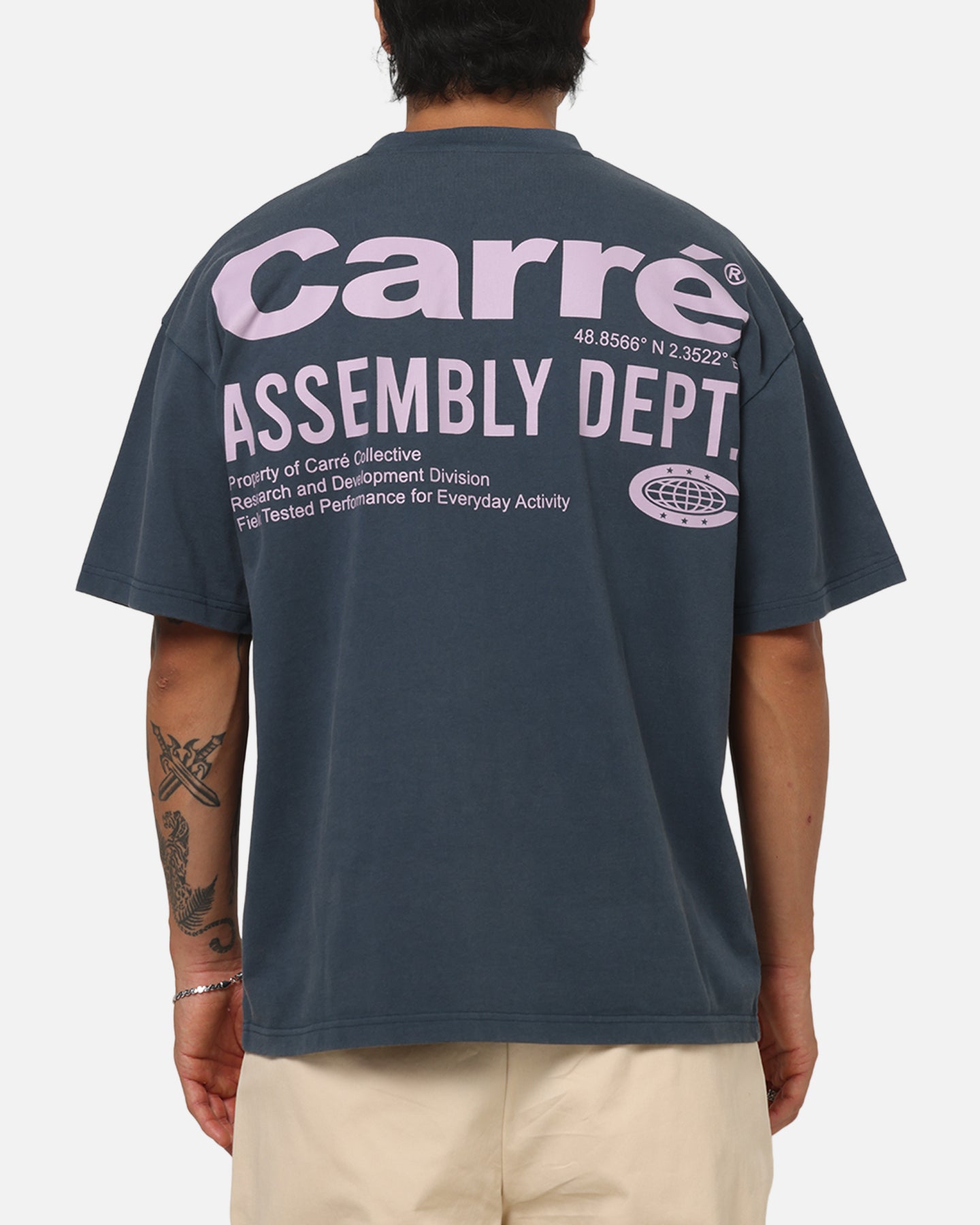 Carre Assembly Department T-Shirt Navy