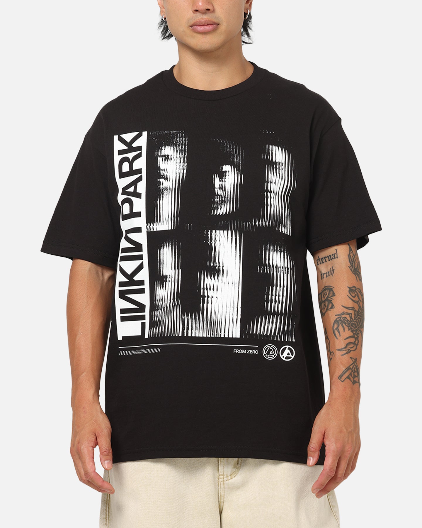 Linkin Park Boxed Faces T-Shirt Black