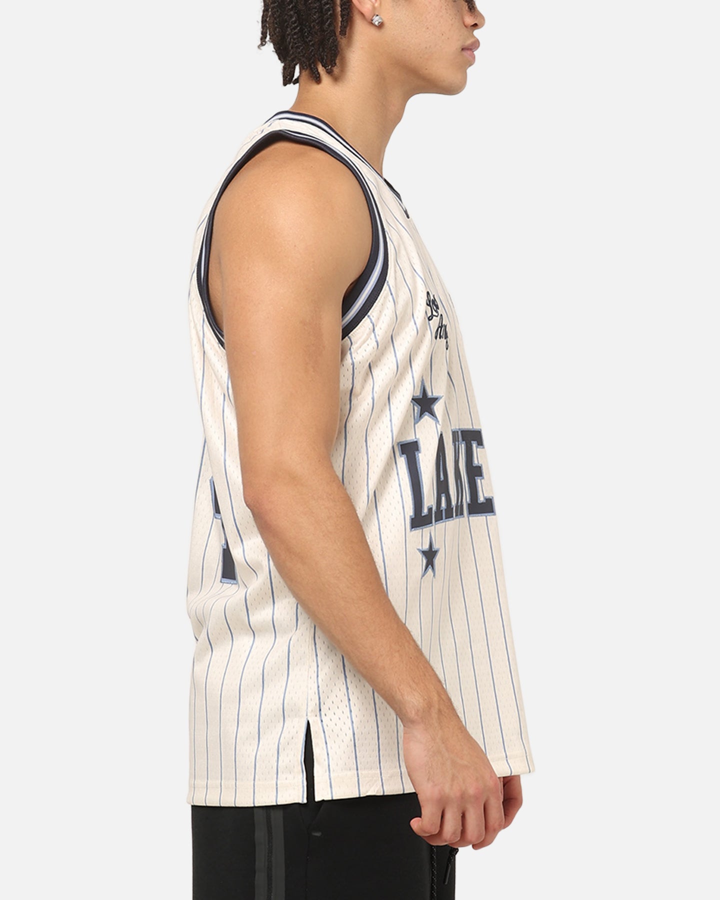 Mitchell & Ness Los Angeles Lakers Shaquille O'Neal #34 Playoff Energy Swingman Jersey Off White