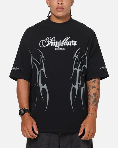 Saint Morta Consortium Boxy T-Shirt Black