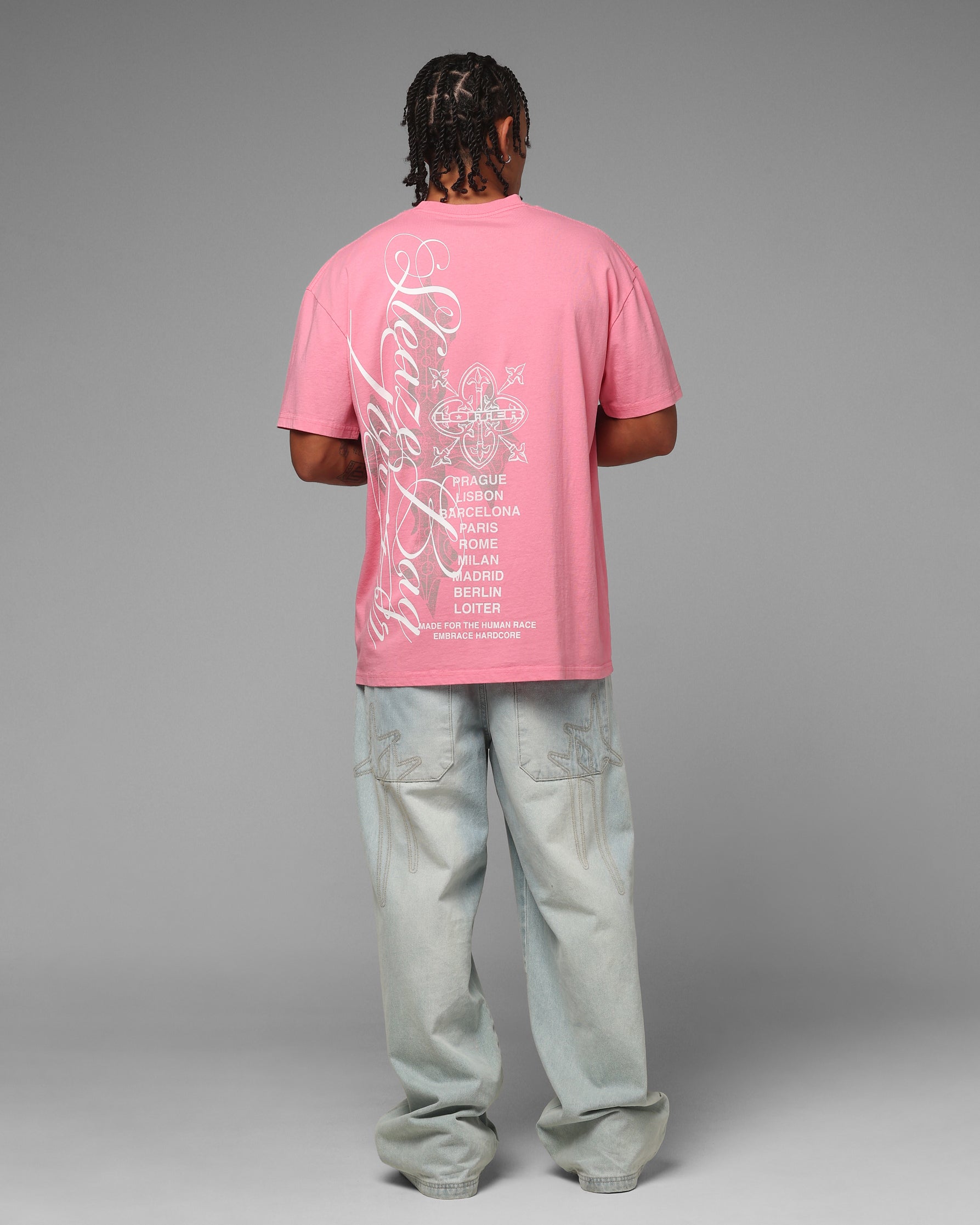 Loiter Eastern Bloc T-Shirt Pink